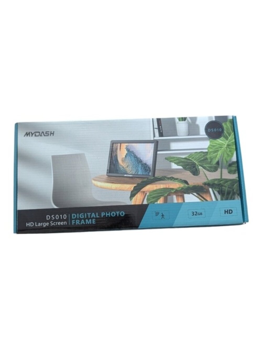 DS010 Digital Photo Frame in Teal and Black
